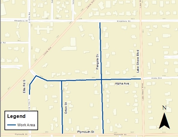 Pangola Drive Water Project Map Pangola Drive Water Project Map